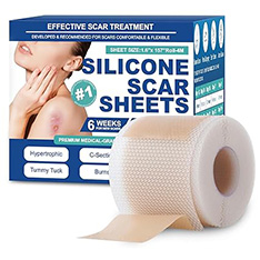 Silicone scar tape